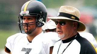Steelers Reportedly Forced Bruce Arians Into Retirement Over Relationship With Ben Roethlisberger (Ben Roethlisberger and Bruce Arians). Photo by Gene J. Puskar / AP